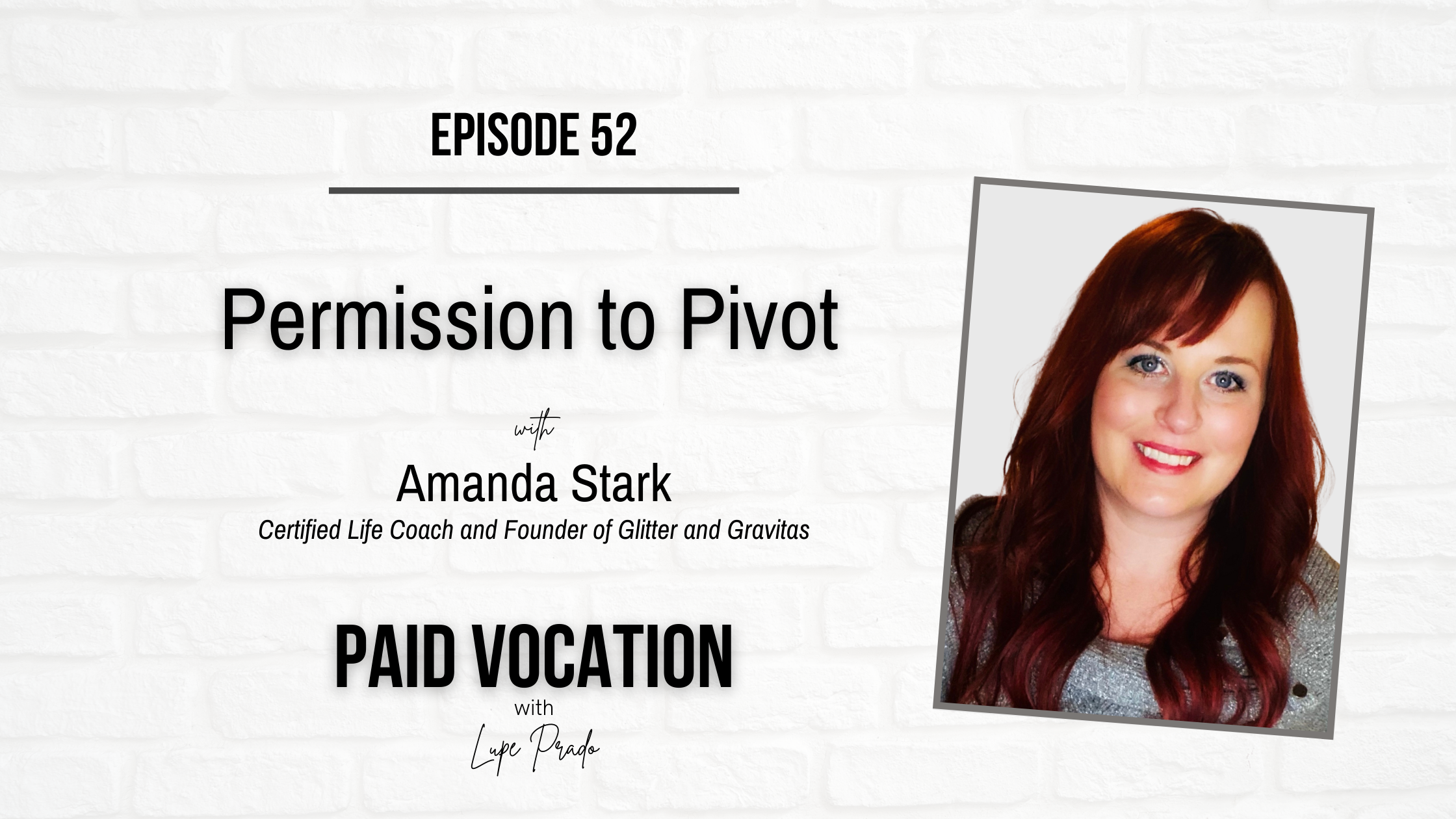 PV Ep 52 Permission to Pivot with Amanda Stark